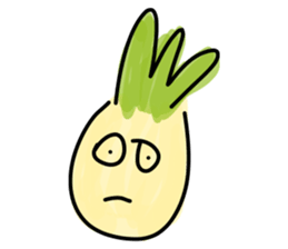 Pineapple face - funny smiley sticker sticker #15688170