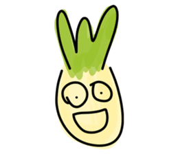 Pineapple face - funny smiley sticker sticker #15688174
