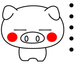 buhi buhi pig sticker #15688269