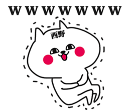 Sticker for Nishino! sticker #15689303