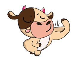 Love of an Dairy Cow Animated sticker #15689652