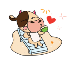 Love of an Dairy Cow Animated sticker #15689656