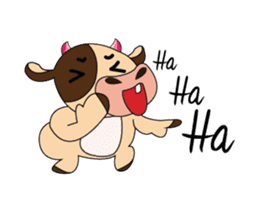 Love of an Dairy Cow Animated sticker #15689657