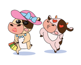 Love of an Dairy Cow Animated sticker #15689659