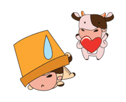 Love of an Dairy Cow Animated sticker #15689661