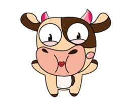 Love of an Dairy Cow Animated sticker #15689663