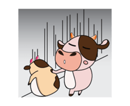 Love of an Dairy Cow Animated sticker #15689665