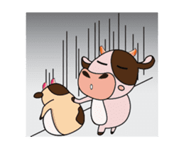 Love of an Dairy Cow Animated sticker #15689665