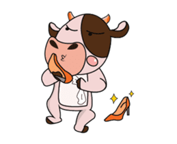 Love of an Dairy Cow Animated sticker #15689668