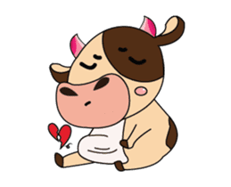 Love of an Dairy Cow Animated sticker #15689671