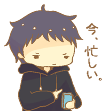 a boy at a rebellious age sticker #15689676