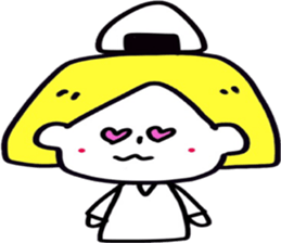 Rice ball and a good friend sticker #15690306