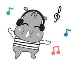 An Kaba-Hippo Animated sticker #15690447