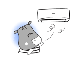 An Kaba-Hippo Animated sticker #15690453