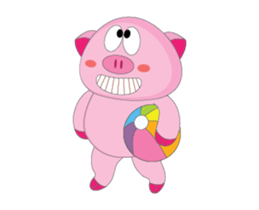 Summer Time: The Plump Pink Animated sticker #15690570