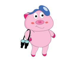 Summer Time: The Plump Pink Animated sticker #15690571