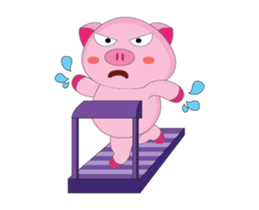 Summer Time: The Plump Pink Animated sticker #15690573