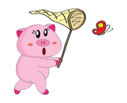 Summer Time: The Plump Pink Animated sticker #15690587