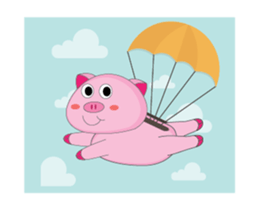 Summer Time: The Plump Pink Animated sticker #15690591