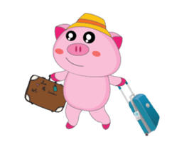 Summer Time: The Plump Pink Animated sticker #15690592