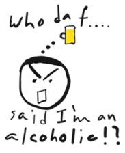 Drinking phrases1 sticker #15690882