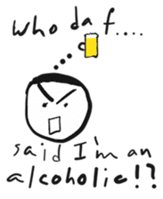 Drinking phrases1 sticker #15690882