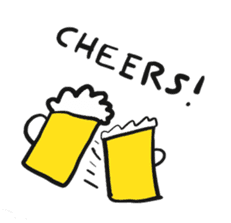 Drinking phrases1 sticker #15690884