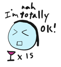 Drinking phrases1 sticker #15690902