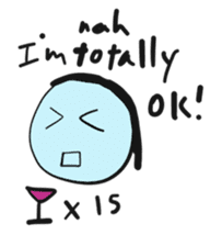 Drinking phrases1 sticker #15690902