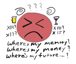 Drinking phrases1 sticker #15690913