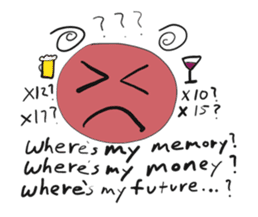 Drinking phrases1 sticker #15690913