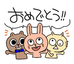 Usahiko and friends. sticker #15692592