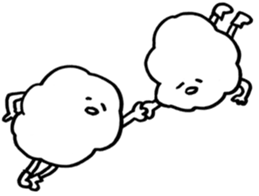 Cloudy With... <01> sticker #15692618