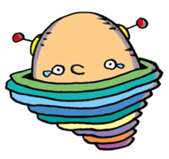 Ugly alien 4 sticker #15693651