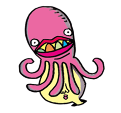 Ugly alien 4 sticker #15693667