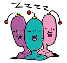 Ugly alien 4 sticker #15693671