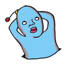 Ugly alien 4 sticker #15693685