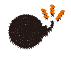 Run! Running Beans! sticker #15693731