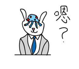 Eat stay rabbit sticker #15695676