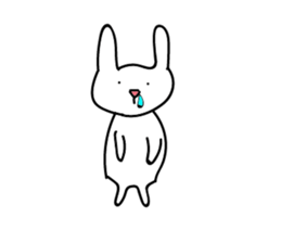 Eat stay rabbit sticker #15695689