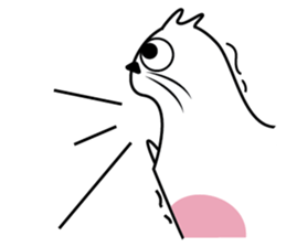 Adaptive Dreamy Cat sticker #15695765