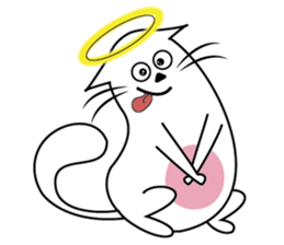 Adaptive Dreamy Cat sticker #15695783