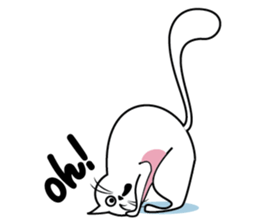 Adaptive Dreamy Cat sticker #15695789