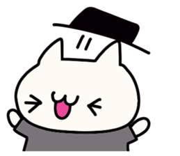 Hat favorite cat sticker #15695982