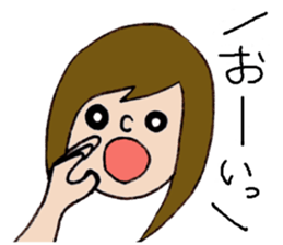 Girl next-door(daily conversation) part2 sticker #15696193