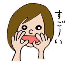 Girl next-door(daily conversation) part2 sticker #15696214