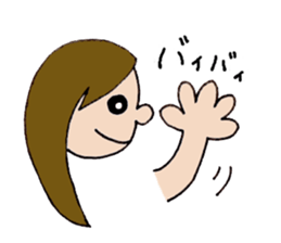 Girl next-door(daily conversation) part2 sticker #15696225