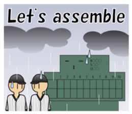 Let's play baseball-English version sticker #15696295