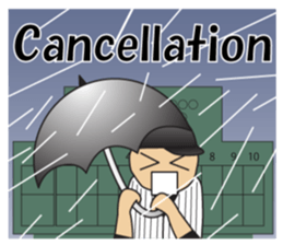 Let's play baseball-English version sticker #15696297