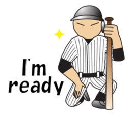 Let's play baseball-English version sticker #15696299